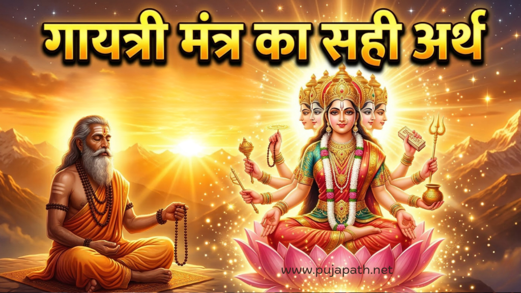 gayatri mantra ka sahi arth