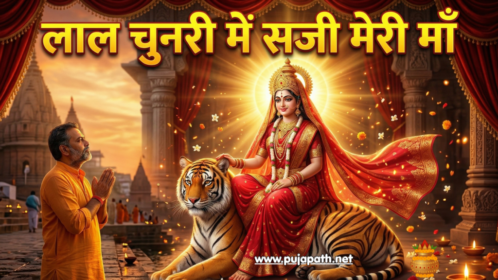 laal chunaree mein sajee meree maa