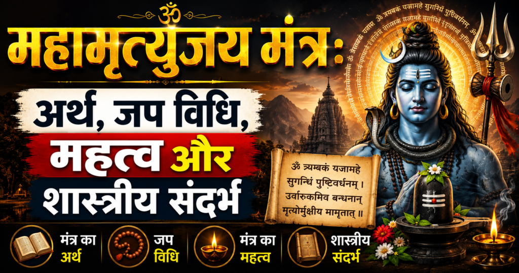 महामृत्युंजय मंत्र (Mahamrityunjaya Mantra): अर्थ, जप विधि, महत्व और शास्त्रीय संदर्भ
